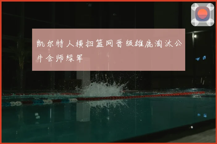 凯尔特人横扫篮网晋级雄鹿淘汰公牛会师绿军