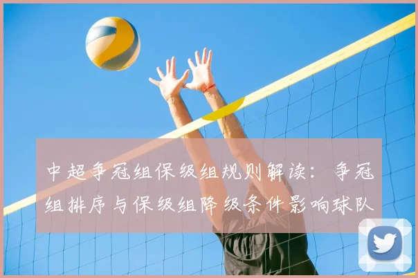 中超争冠组保级组规则解读：争冠组排序与保级组降级条件影响球队赛程与积分计算